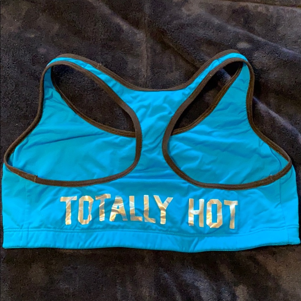 “Totally Hot” Blue VS PINK Sports Bra